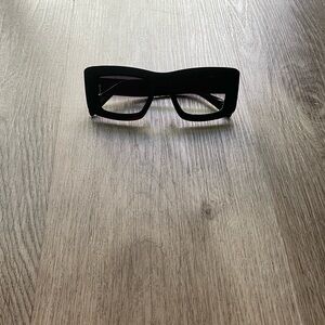 otra marsha black thick oversized retro fade lens cat eye sunglasses eyewear NEW